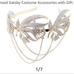 Roaring 20s Forehead Band 1920s Gatsby Accessory